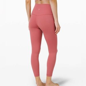 LULULEMON **limited addition color**Brier Rose Align leggings